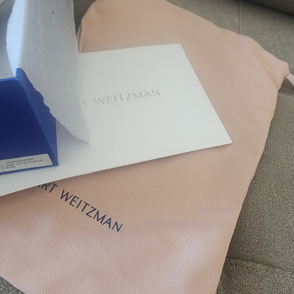 Stuart Weitzman Jaide 100 Gem Sandal 10 40.5 metallic - Picture 4 of 10